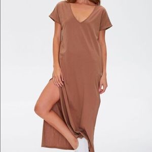 Forever21 Side Slit Maxi Dress Size Small